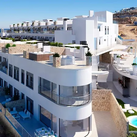 7 Lujo- Terraza- Playa-piscina En Gran Alacant * Puerto Marino